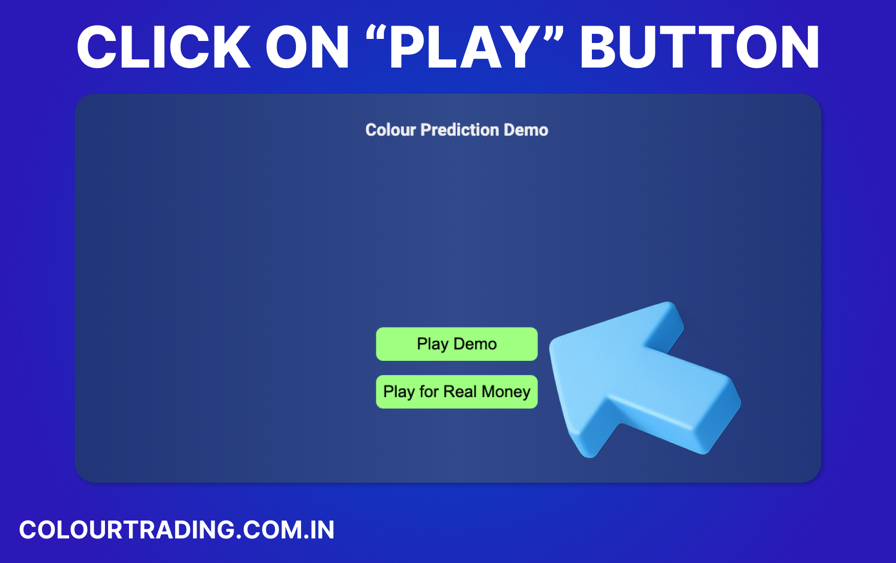 Click on Play Button