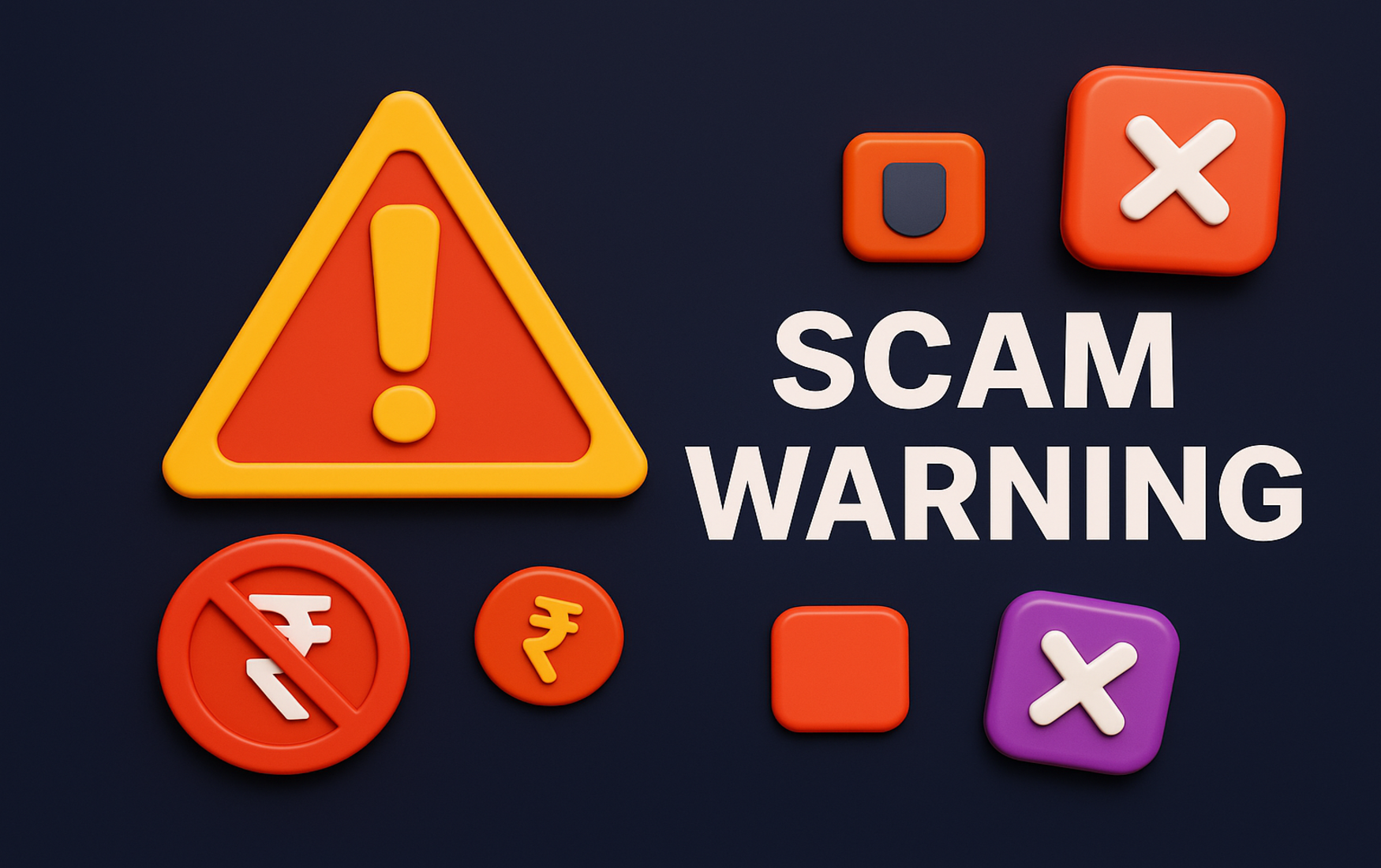 Warning about Colour Trading scam apps in India