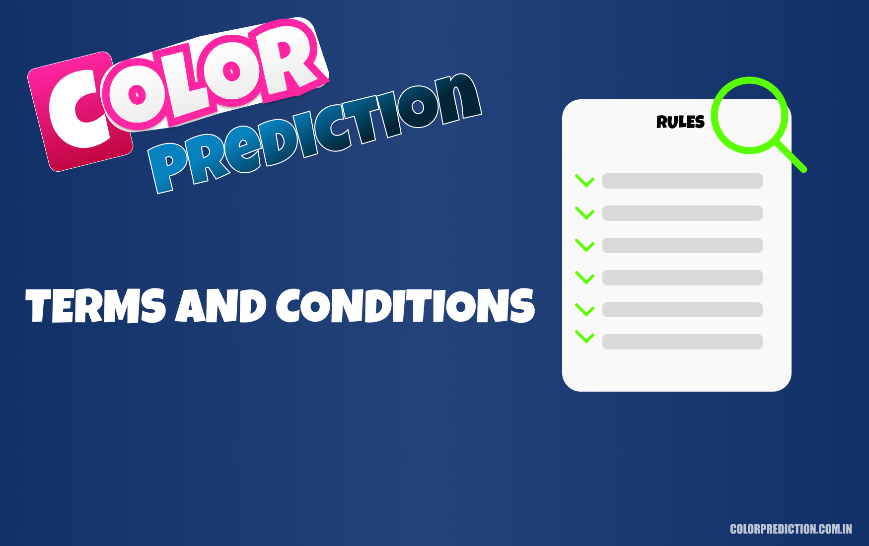 Terms and Conditions